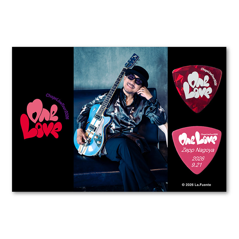 ChageLiveTour2026 One Love　ピックセット
