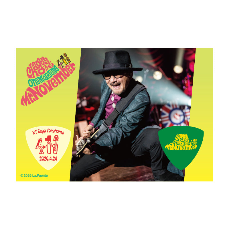 Chage's1/6 Mr.November:One More Time　ピックセット