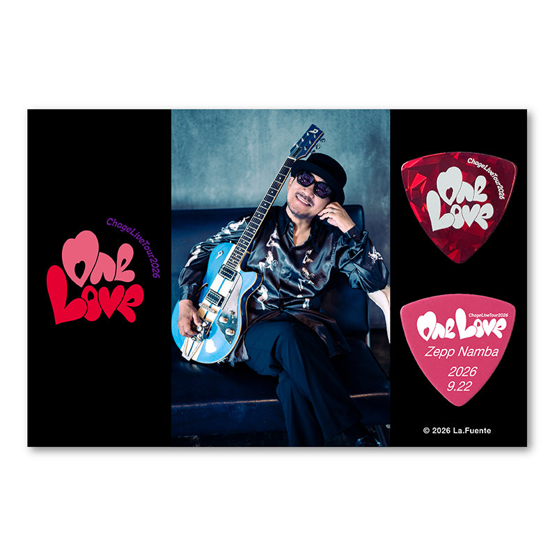 ChageLiveTour2026 One Love　ピックセット