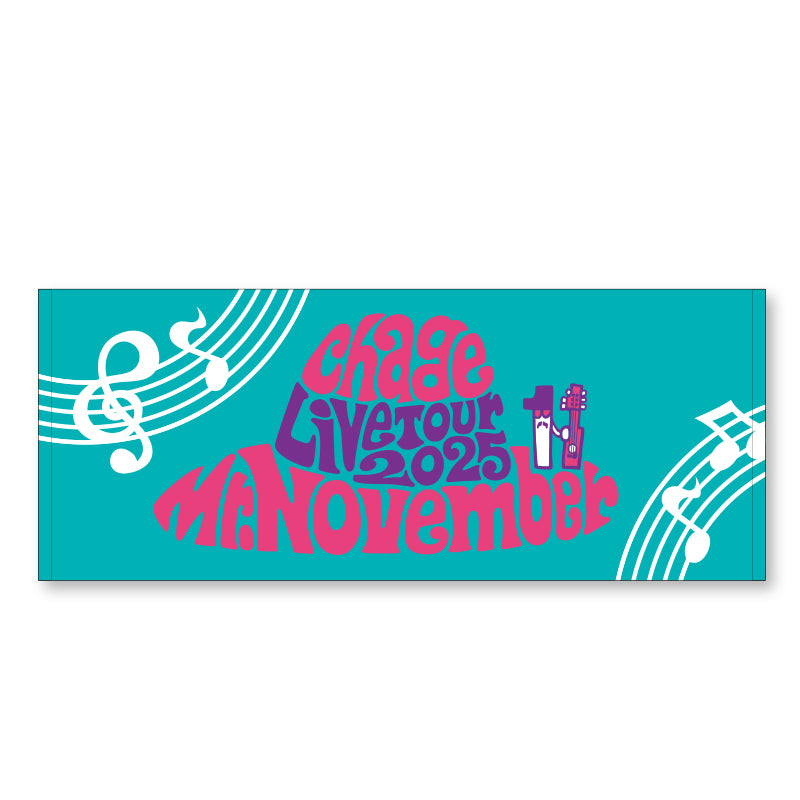 ChageLiveTour2025 Mr.November　フェイスタオル（equal会員限定カラー）＜受付期間：～10/21まで＞