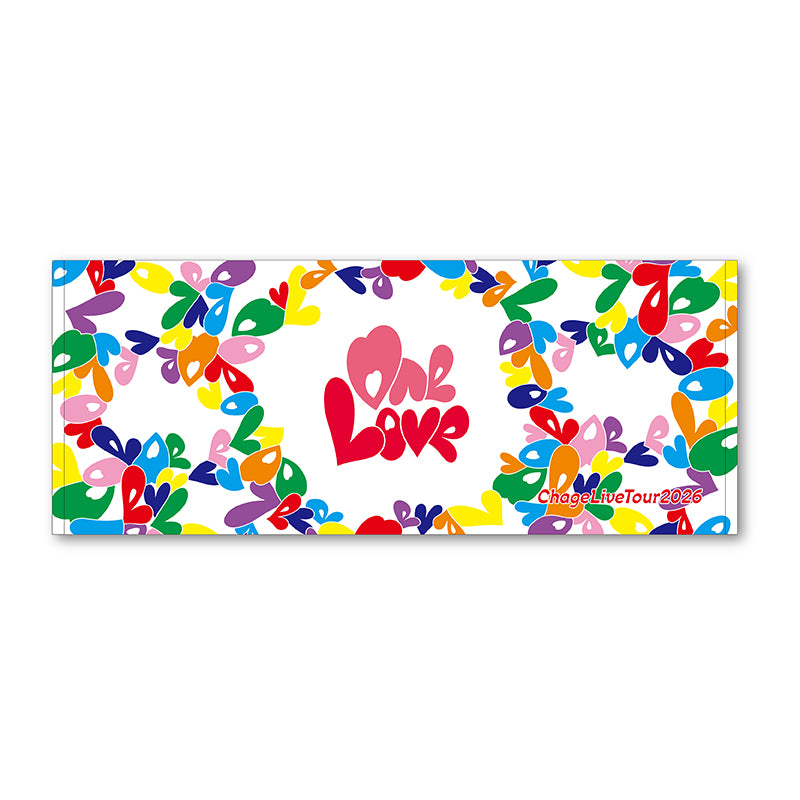 ChageLiveTour2026 One Love　フェイスタオル