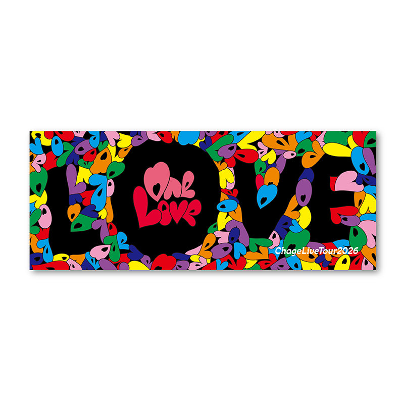 ChageLiveTour2026 One Love　フェイスタオル（equal会員限定デザイン）
