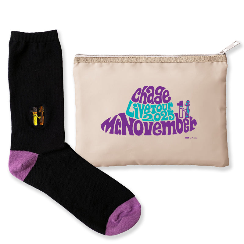 ChageLiveTour2025 Mr.November　靴下＆メッシュポーチ＜受付期間：～10/21まで＞