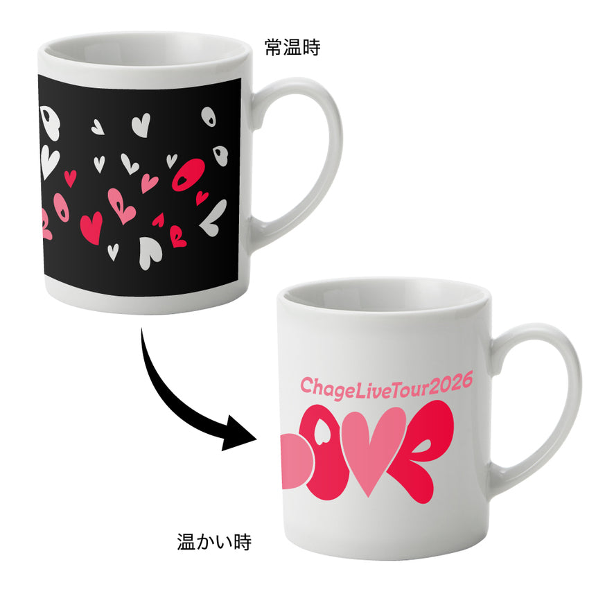 ChageLiveTour2026 One Love　温感マグカップ＜受注期間：～10/19まで＞