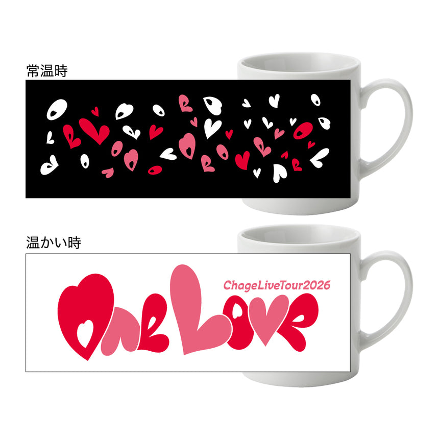 ChageLiveTour2026 One Love　温感マグカップ＜受注期間：～10/19まで＞