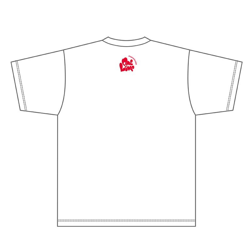 ChageLiveTour2026 One Love　ビッグシルエットTシャツ（ホワイト）