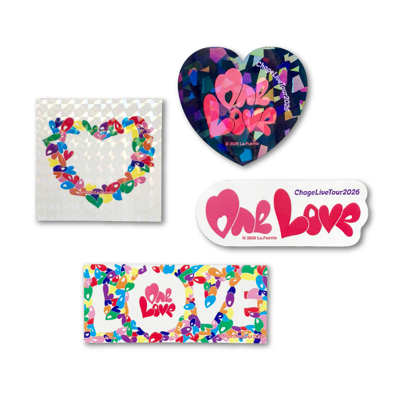 ChageLiveTour2026 One Love　ステッカーセット